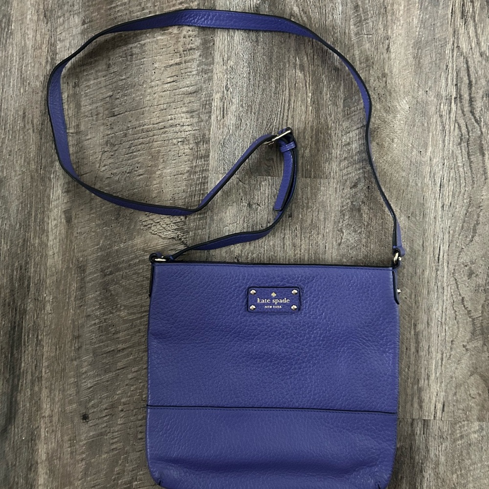 Kate Spade Purple Leather Handbag